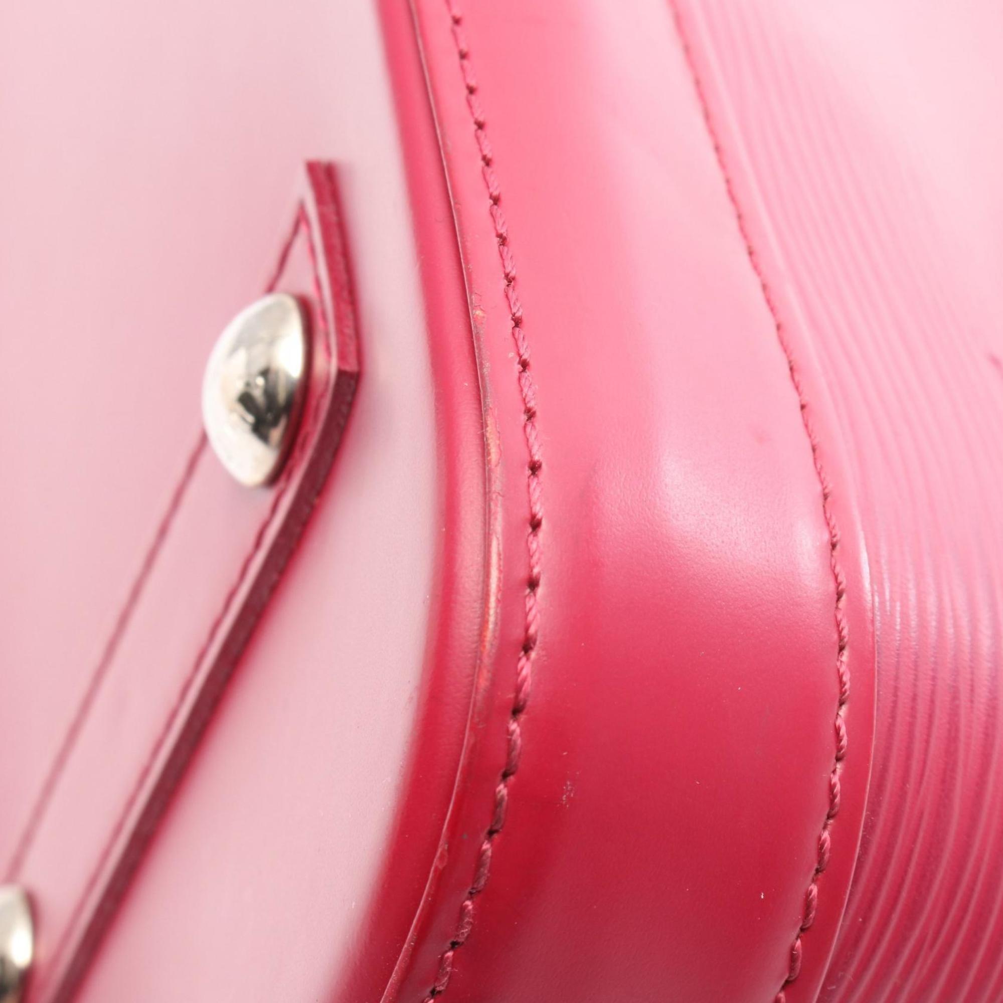 Louis Vuitton Pink Leather Handbag (Pre-Owned)