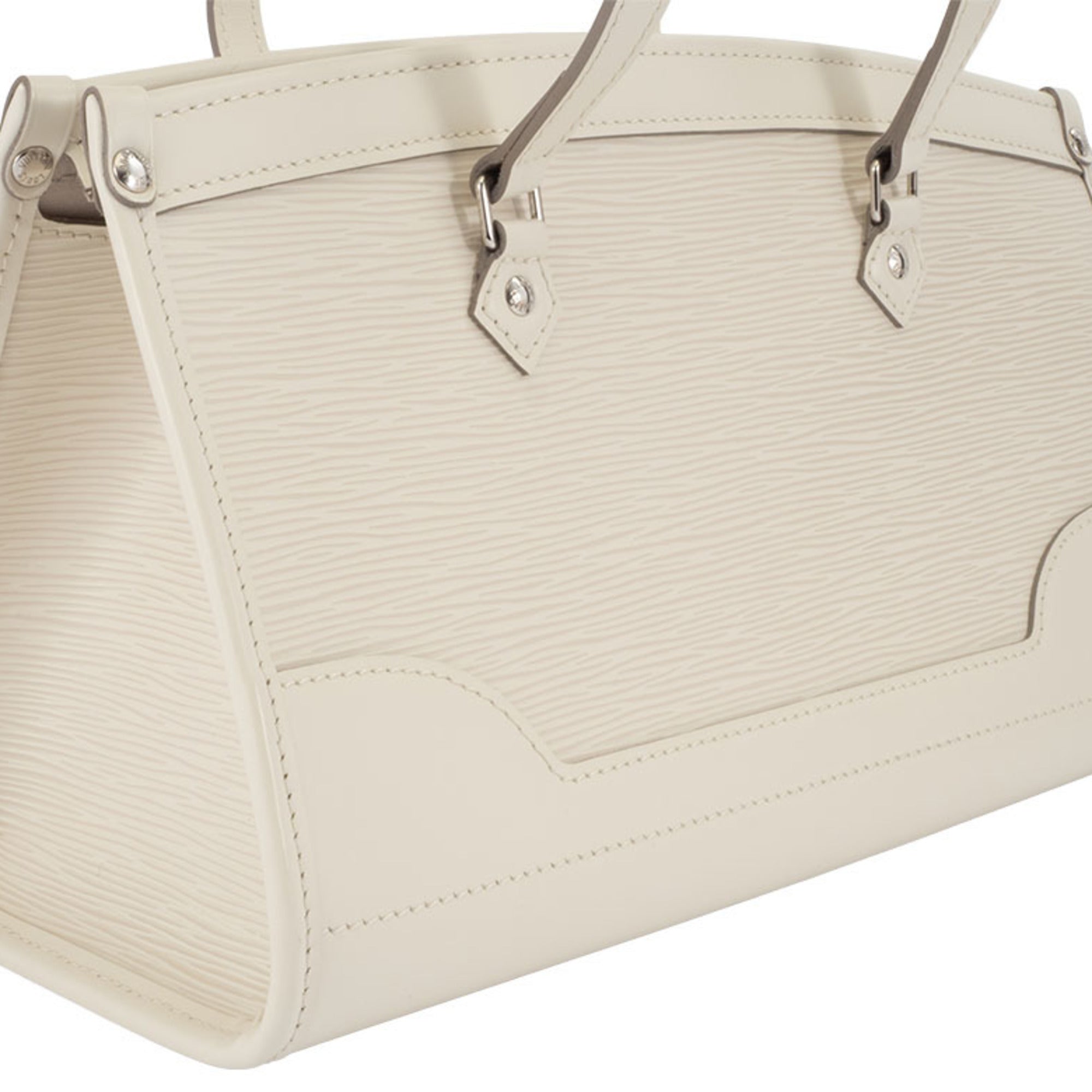 Louis Vuitton Lv Off White Epi Leather Handbag (Pre-Owned)