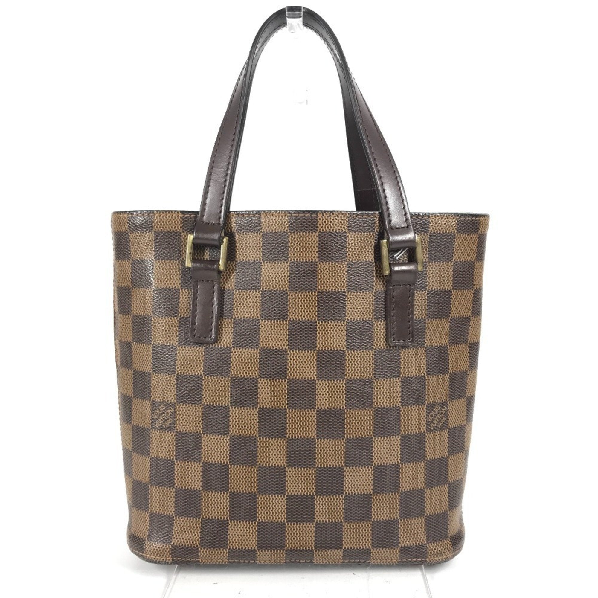 Louis Vuitton Brown Damier Canvas Ebene Damier Canvas Handbag Tote Bag (Pre-Owned)