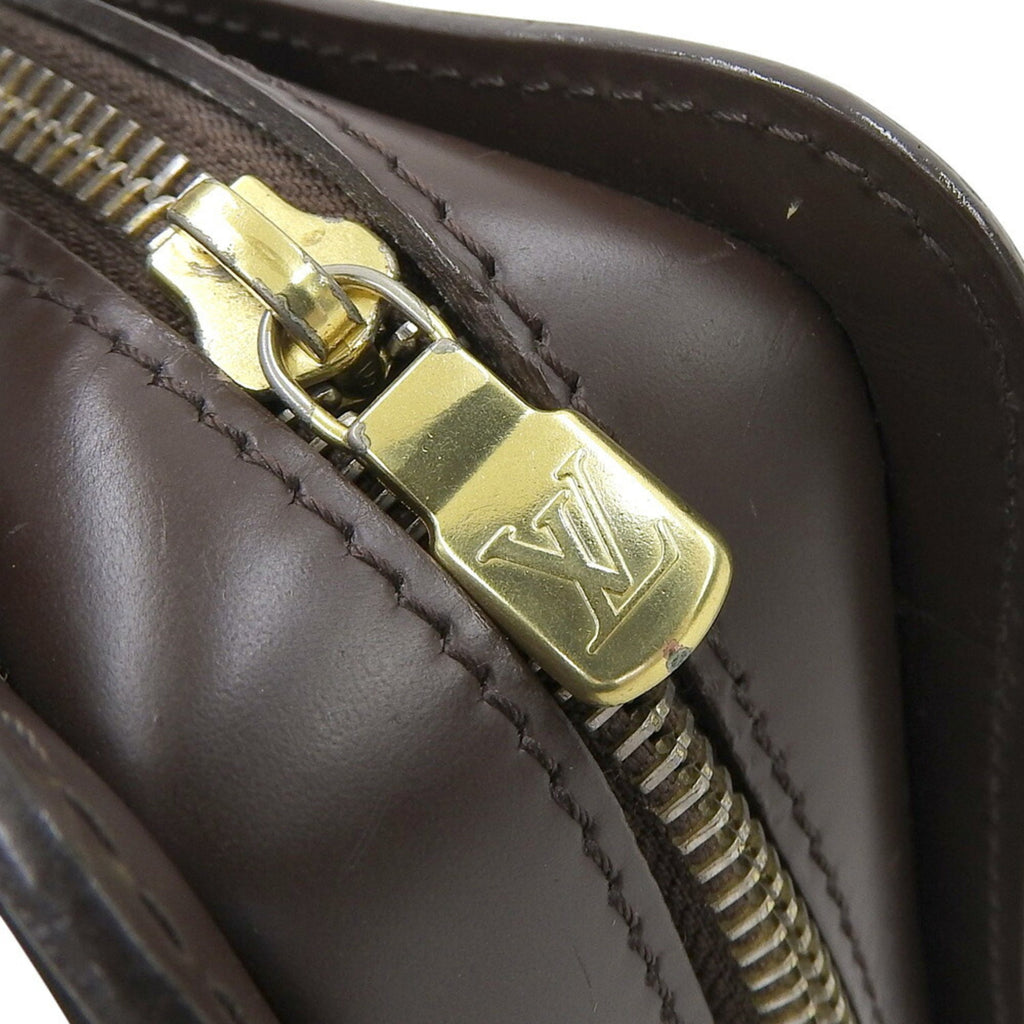 Louis Vuitton Damier Damier Canvas Ebene Pvc Clutch Bag (Pre-Owned)