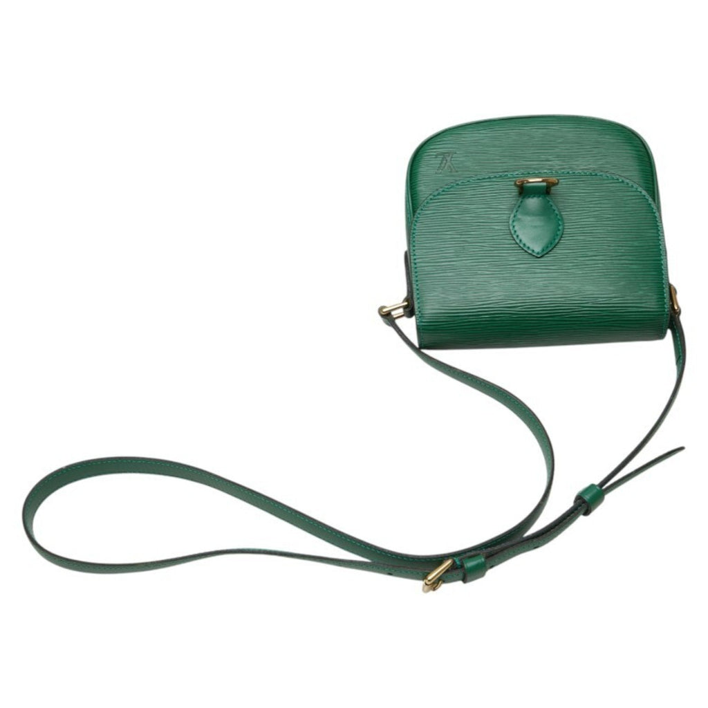 Louis Vuitton Epi Borneo Green Leather Shoulder Bag (Pre-Owned)