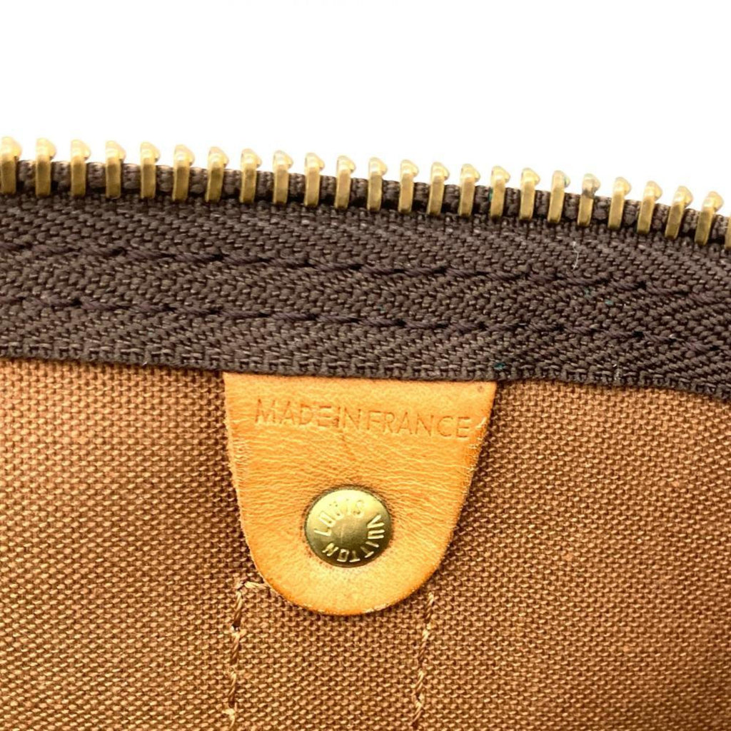 Louis Vuitton Monogram Brown Monogram Leather Boston Bag (Pre-Owned)