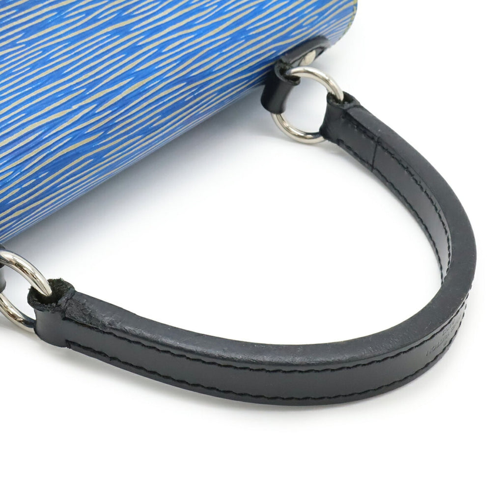Louis Vuitton Blue Epi Leather Handbag Shoulder Bag (Pre-Owned)