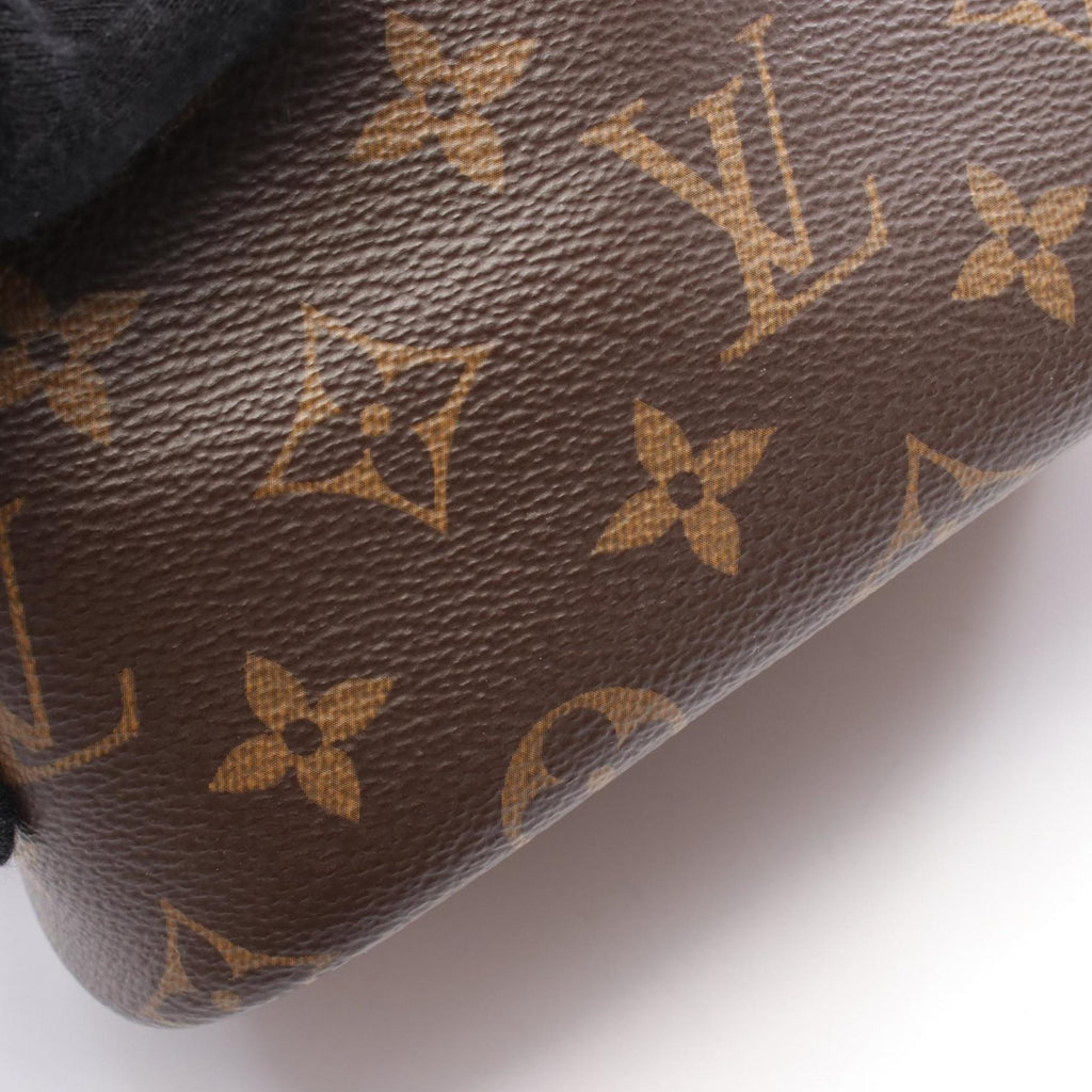 Louis Vuitton Black Brown Pvc Leather Handbag (Pre-Owned)