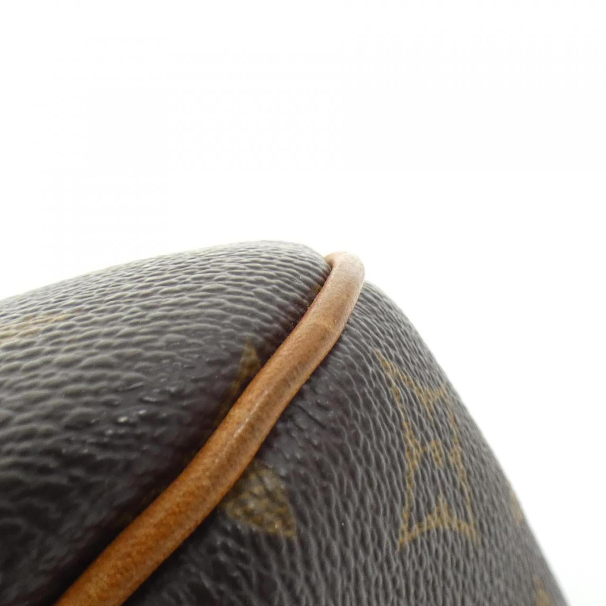 Louis Vuitton Monogram Marron Coated Canvas Shoulder Bag (Pre-Owned)