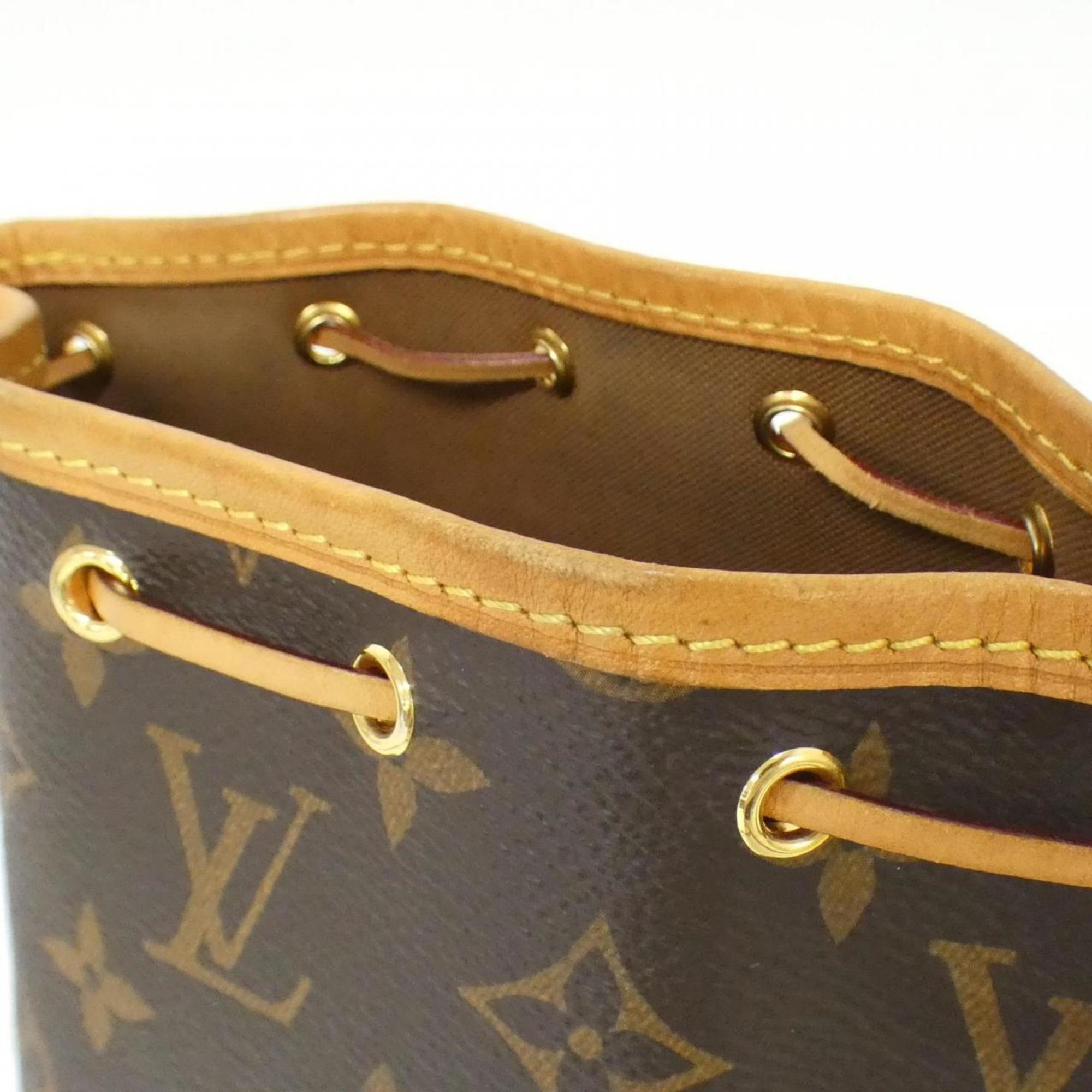 Louis Vuitton Marron Coated Canvas Shoulder Bag (Pre-Owned)