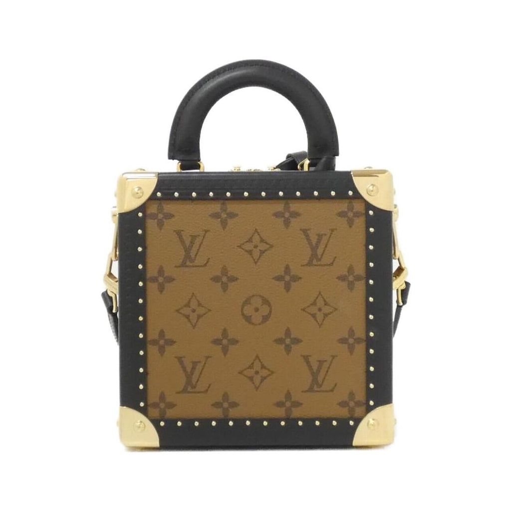 Louis Vuitton Monogram Reverse Marron Coated Canvas Leather Handbag (Pre-Owned)