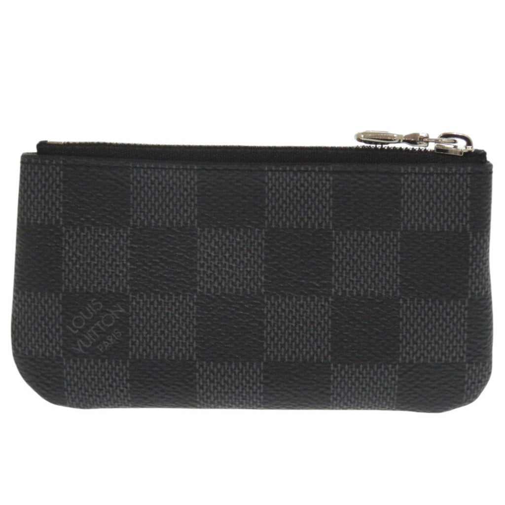 Louis Vuitton Damier Graphite Black Damier Graphite Damier Graphite Coin Purse/Coin Case (Pre-Owned)