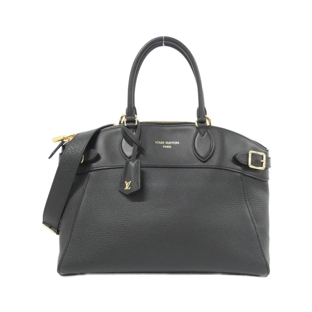 Louis Vuitton Black Leather Handbag (Pre-Owned)