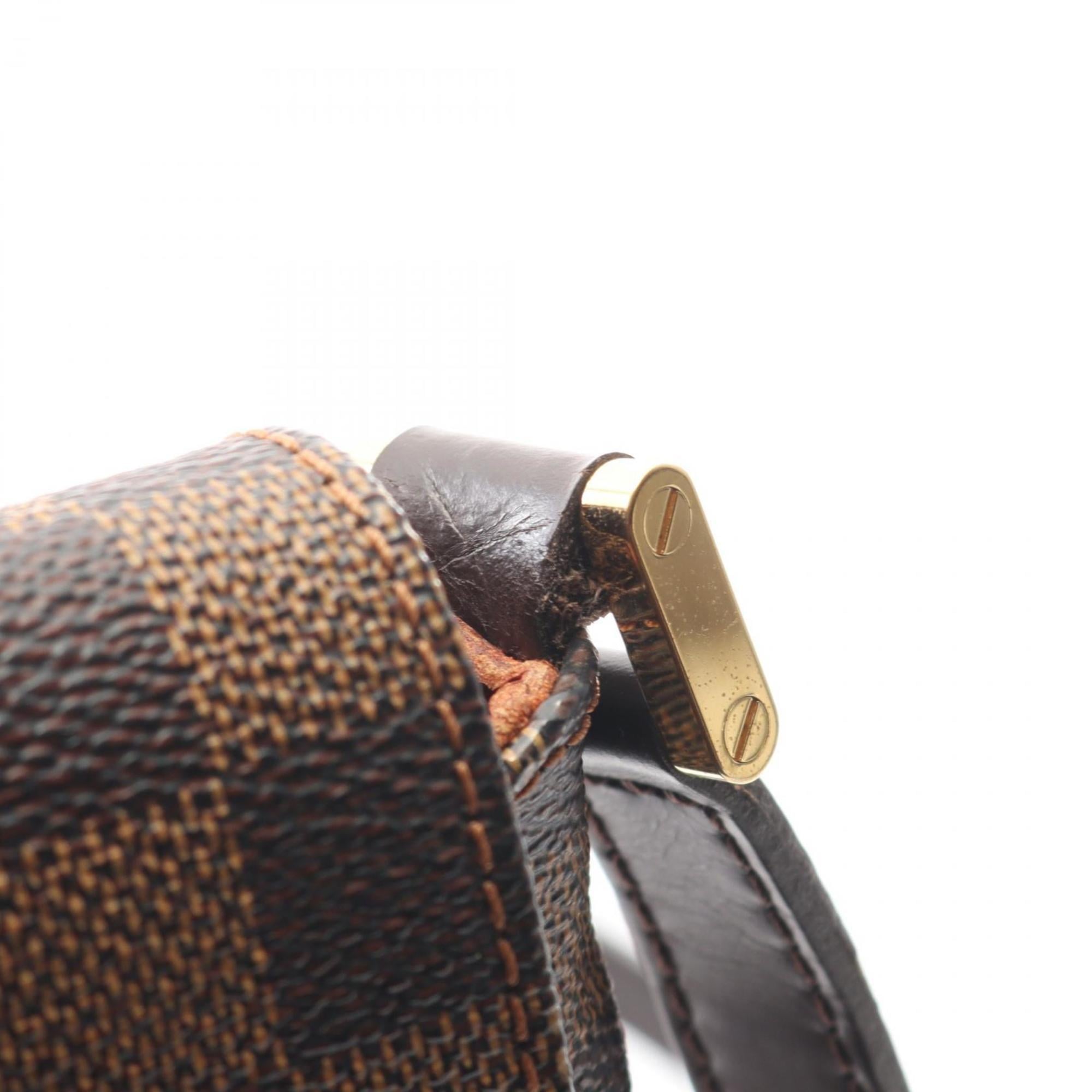 Louis Vuitton Brown Ebene Coated Canvas Leather Shoulder Bag (Pre-Owned)