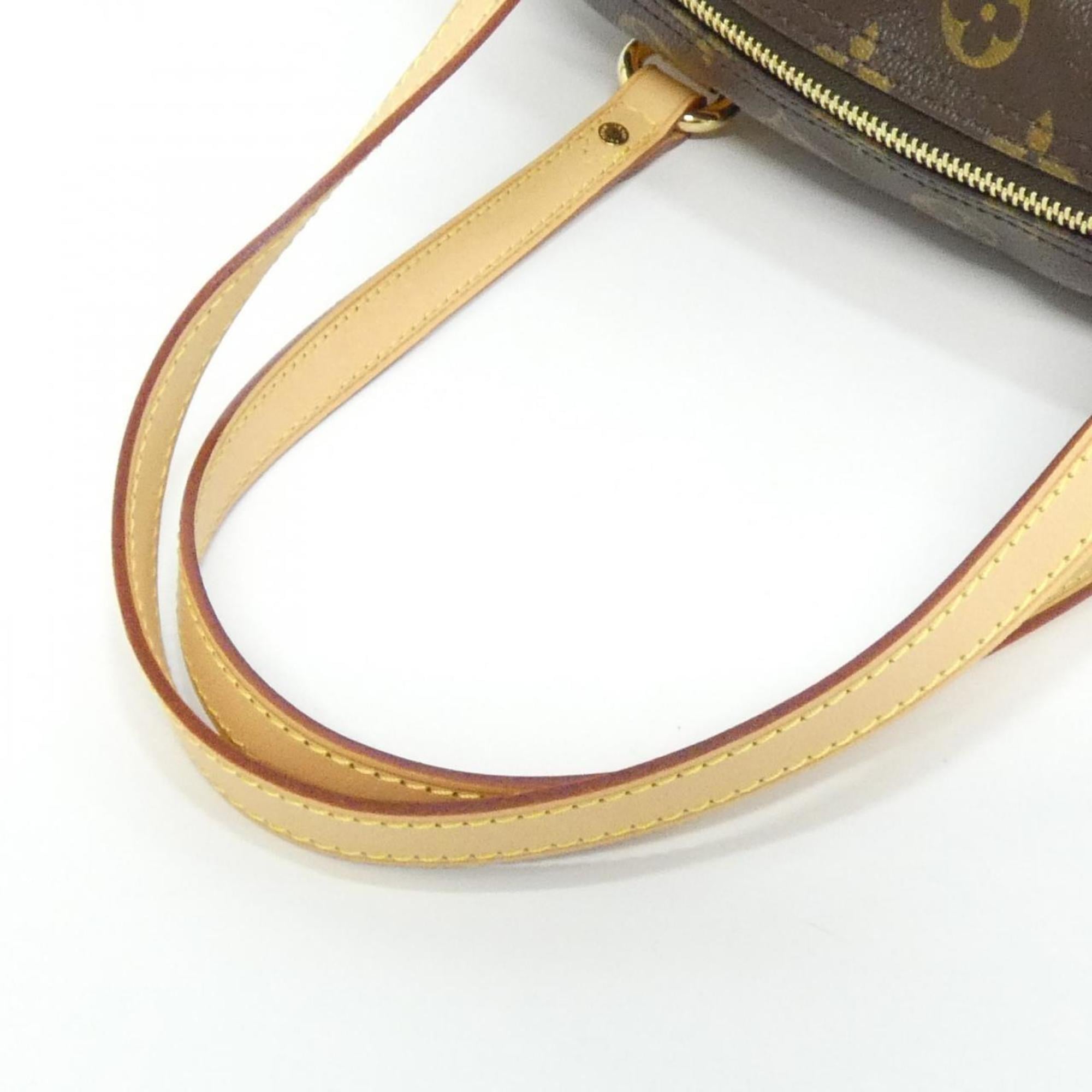 Louis Vuitton Marron Coated Canvas Shoulder Bag (Pre-Owned)