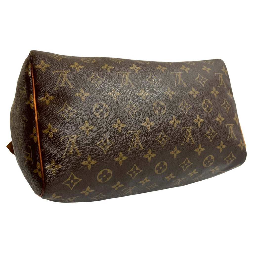 Louis Vuitton Brown Leather Pvc Boston Bag Handbag (Pre-Owned)