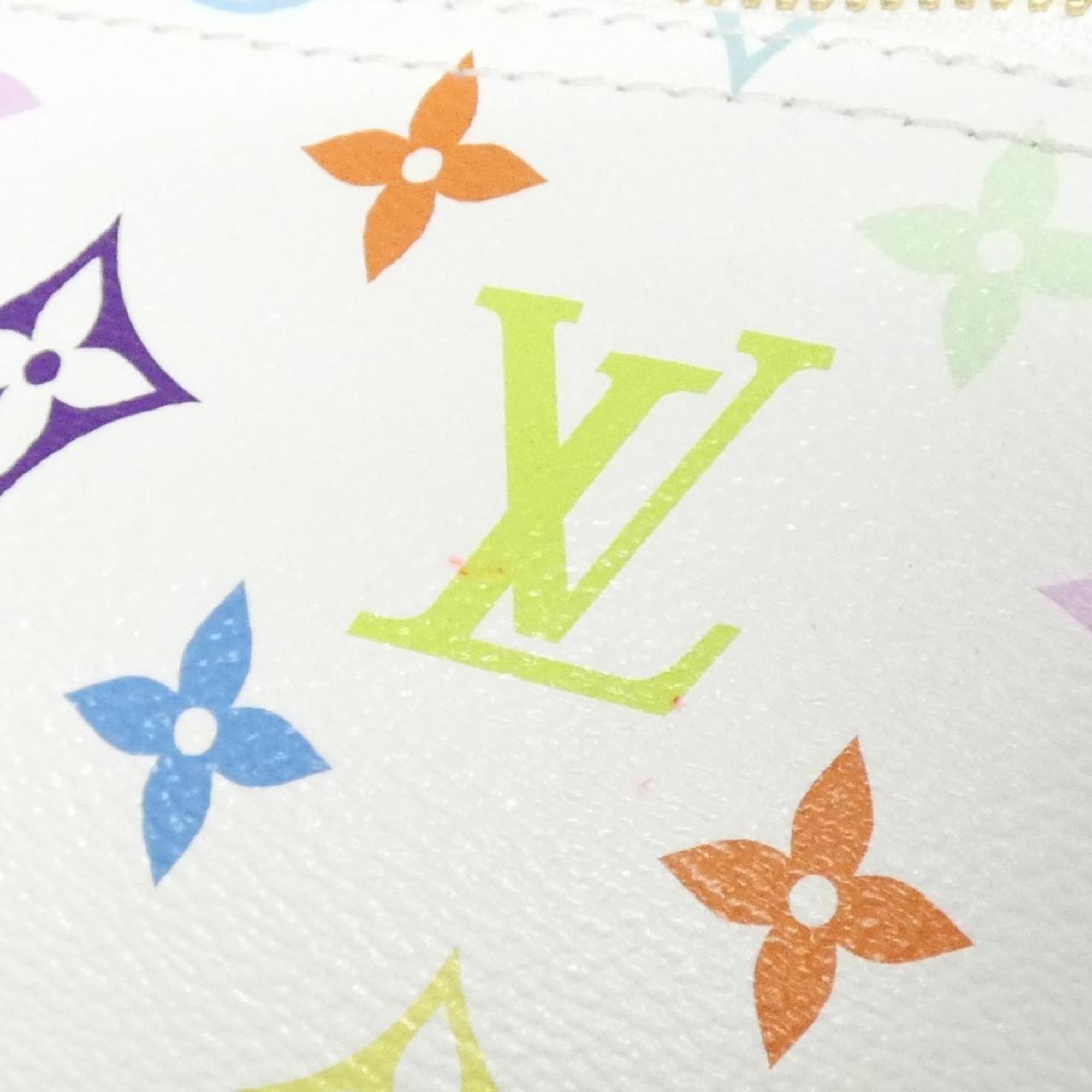 Louis Vuitton Monogram Multicolore White Coated Canvas Boston Bag (Pre-Owned)