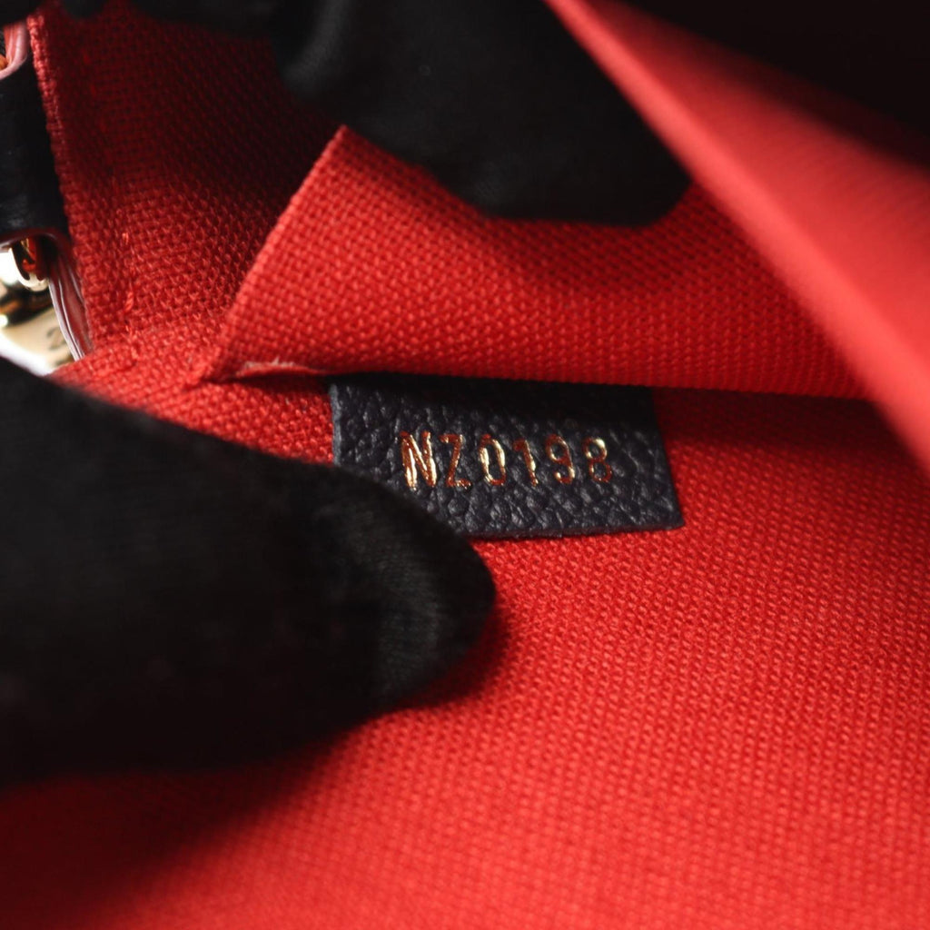 Louis Vuitton Marine Rouge Navy Red Color Monogram Empreinte Pochette Shoulder Bag (Pre-Owned)