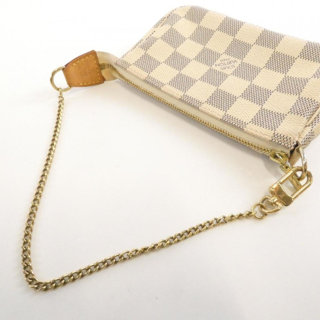 Louis Vuitton Azur Coated Canvas Pochette Pouch (Pre-Owned)