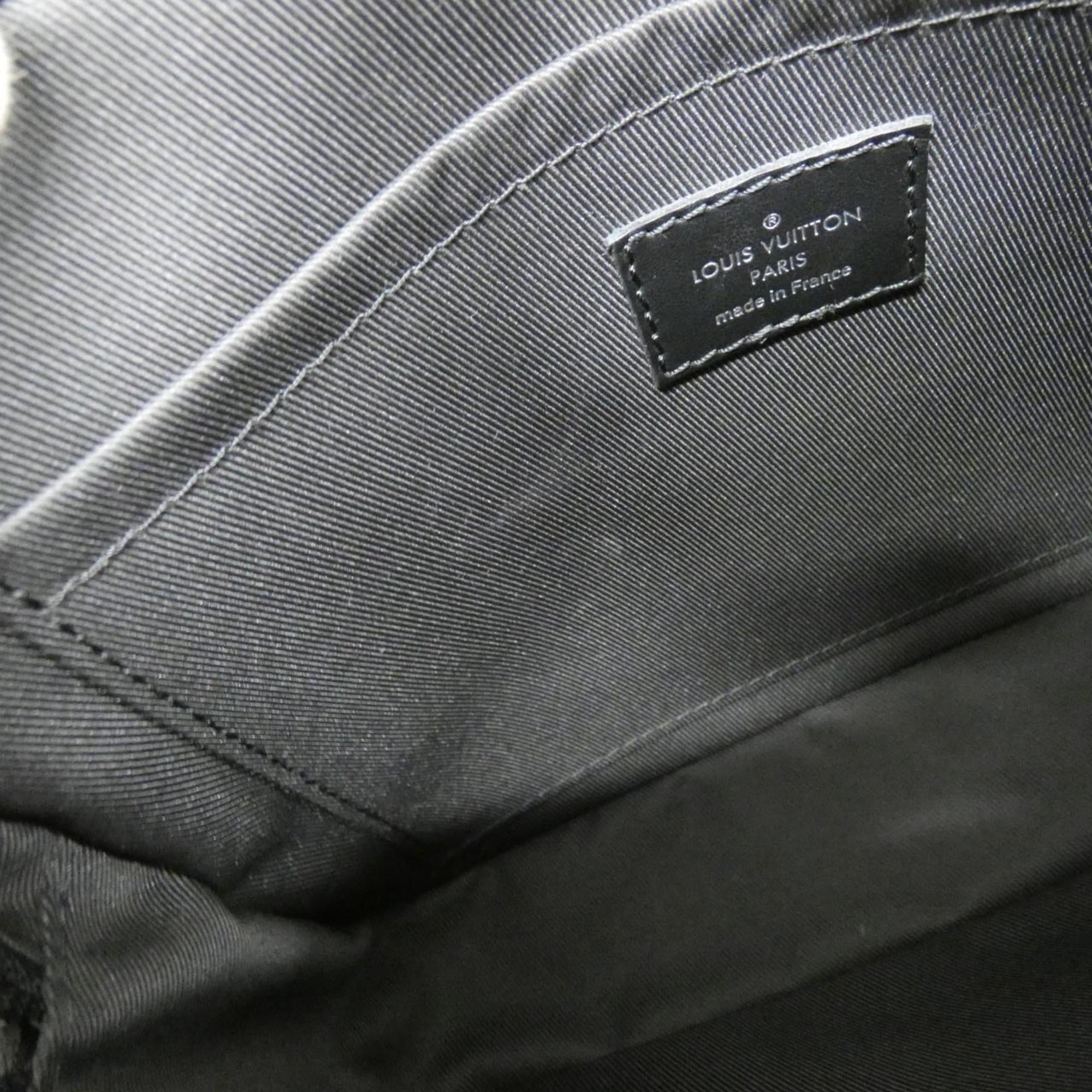 Louis Vuitton Black Coated Canvas Shoulder Bag (Pre-Owned)