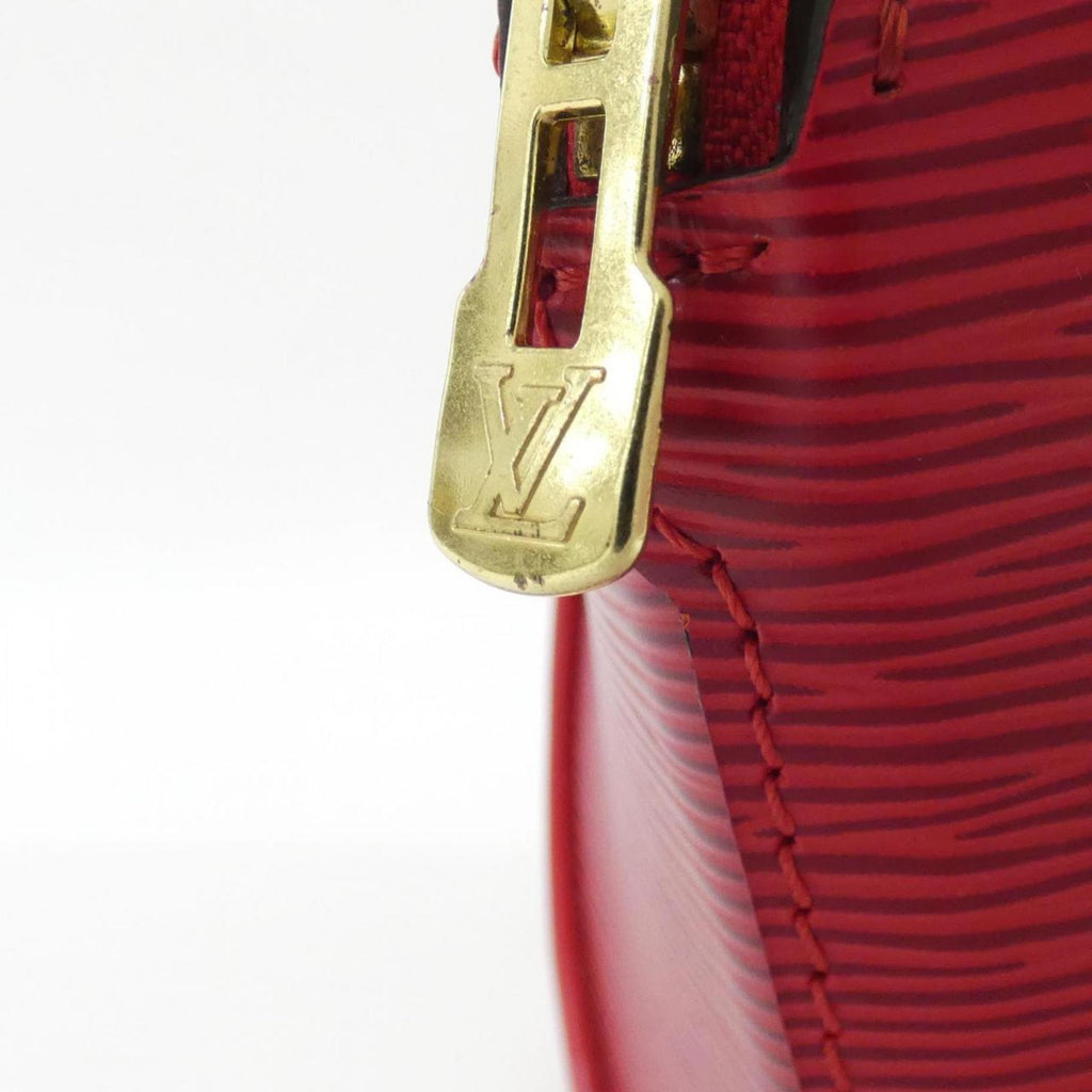 Louis Vuitton Red Color Leather Handbag (Pre-Owned)