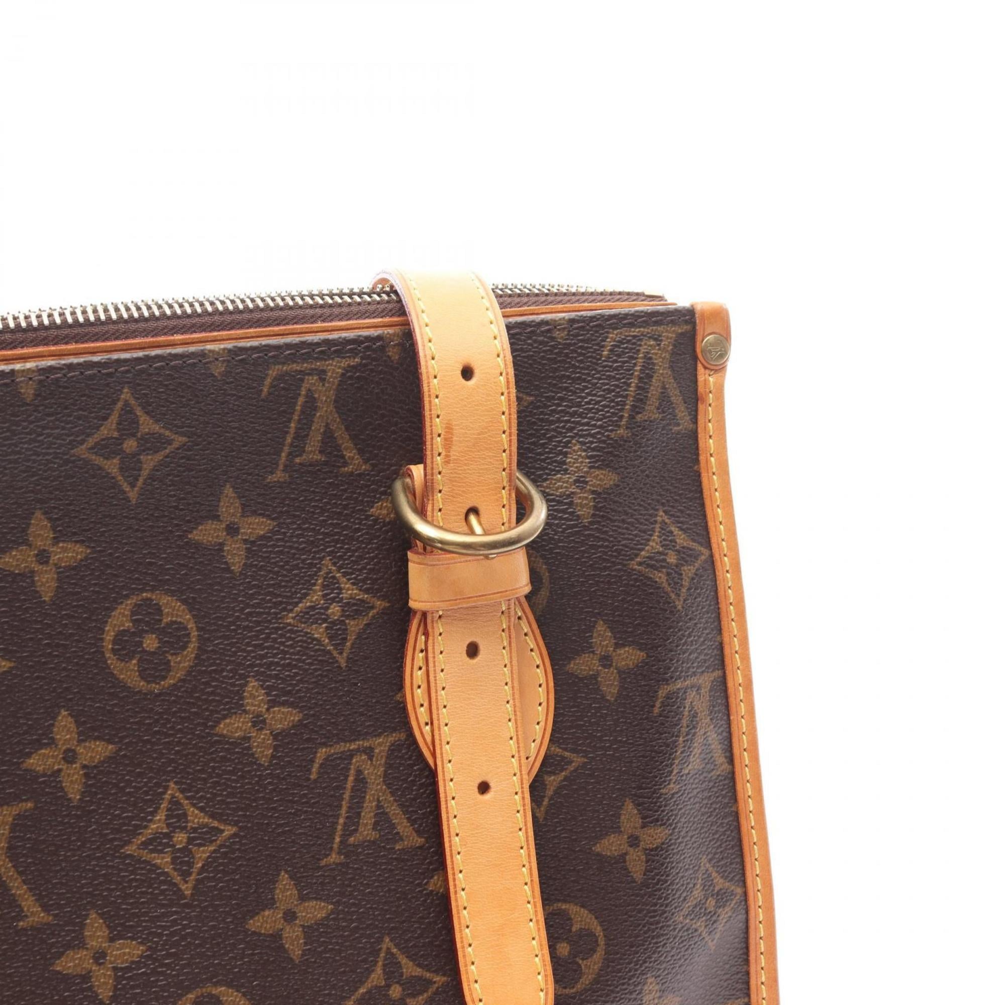 Louis Vuitton Brown Coated Canvas Pvc Monogram Leather Tote Bag (Pre-Owned)