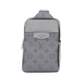 Louis Vuitton Gunmetal Coated Canvas Leather Shoulder Bag (Pre-Owned)