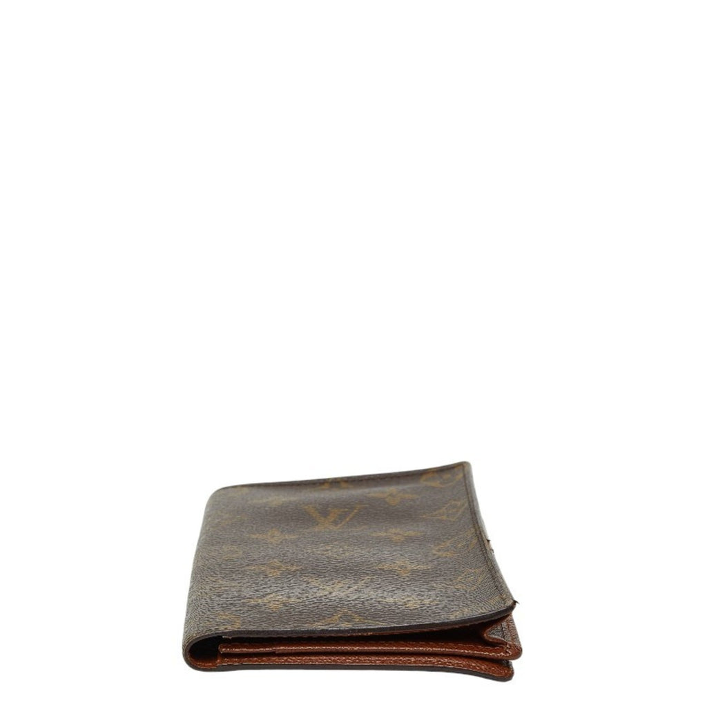 Louis Vuitton Brown Pvc Long Bill Wallet (Bi-Fold) (Pre-Owned)
