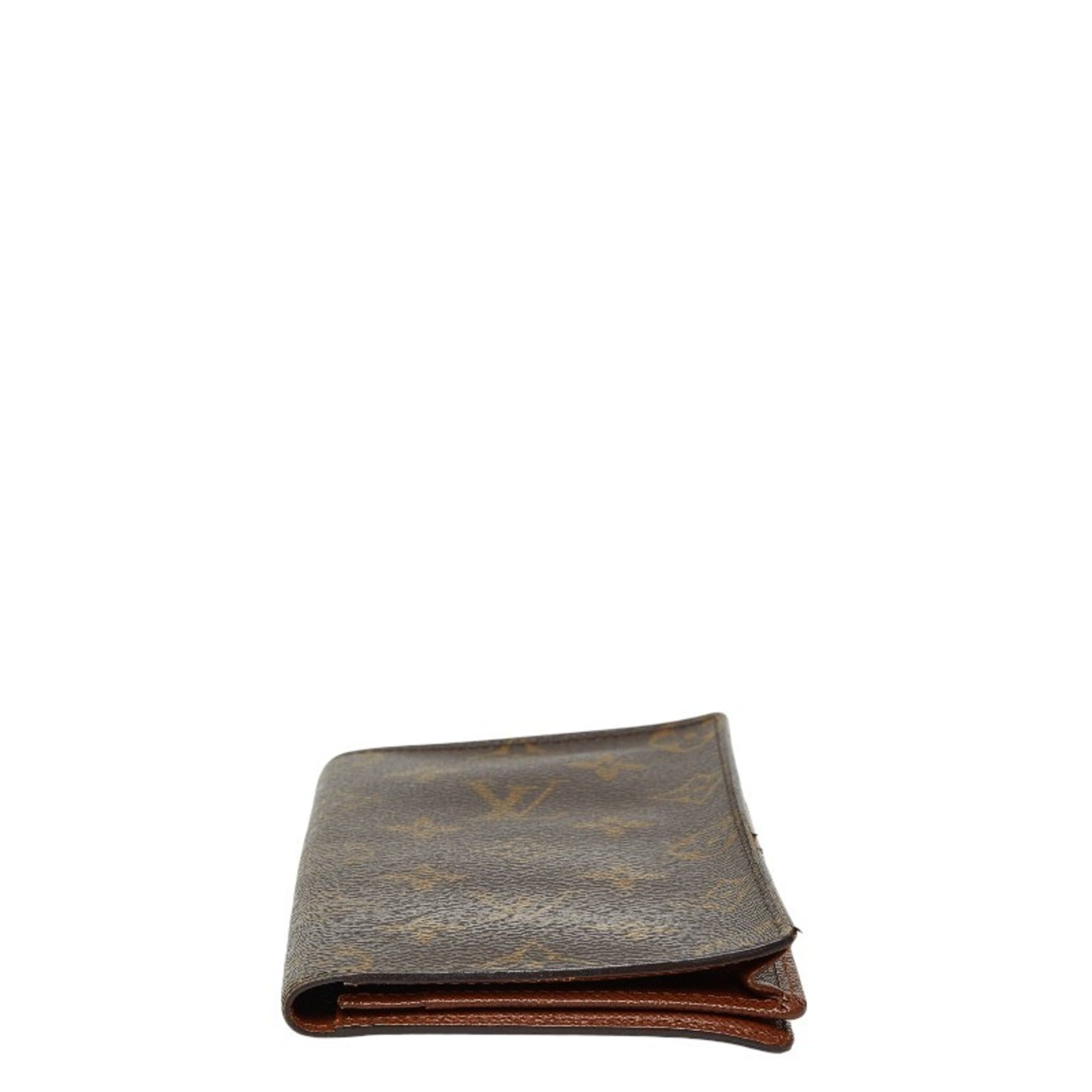 Louis Vuitton Brown Pvc Long Bill Wallet (Bi-Fold) (Pre-Owned)
