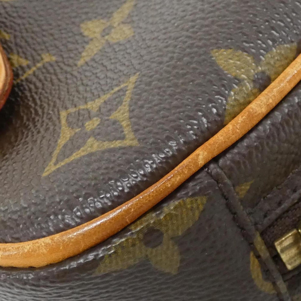 Louis Vuitton Marron Coated Canvas Pochette Shoulder Bag (Pre-Owned)