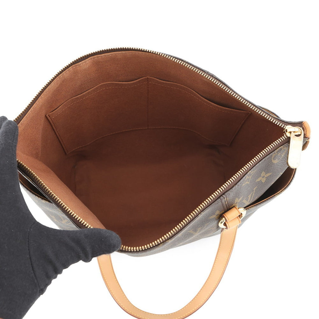 Louis Vuitton Brown Monogram Shoulder Bag Tote Bag (Pre-Owned)