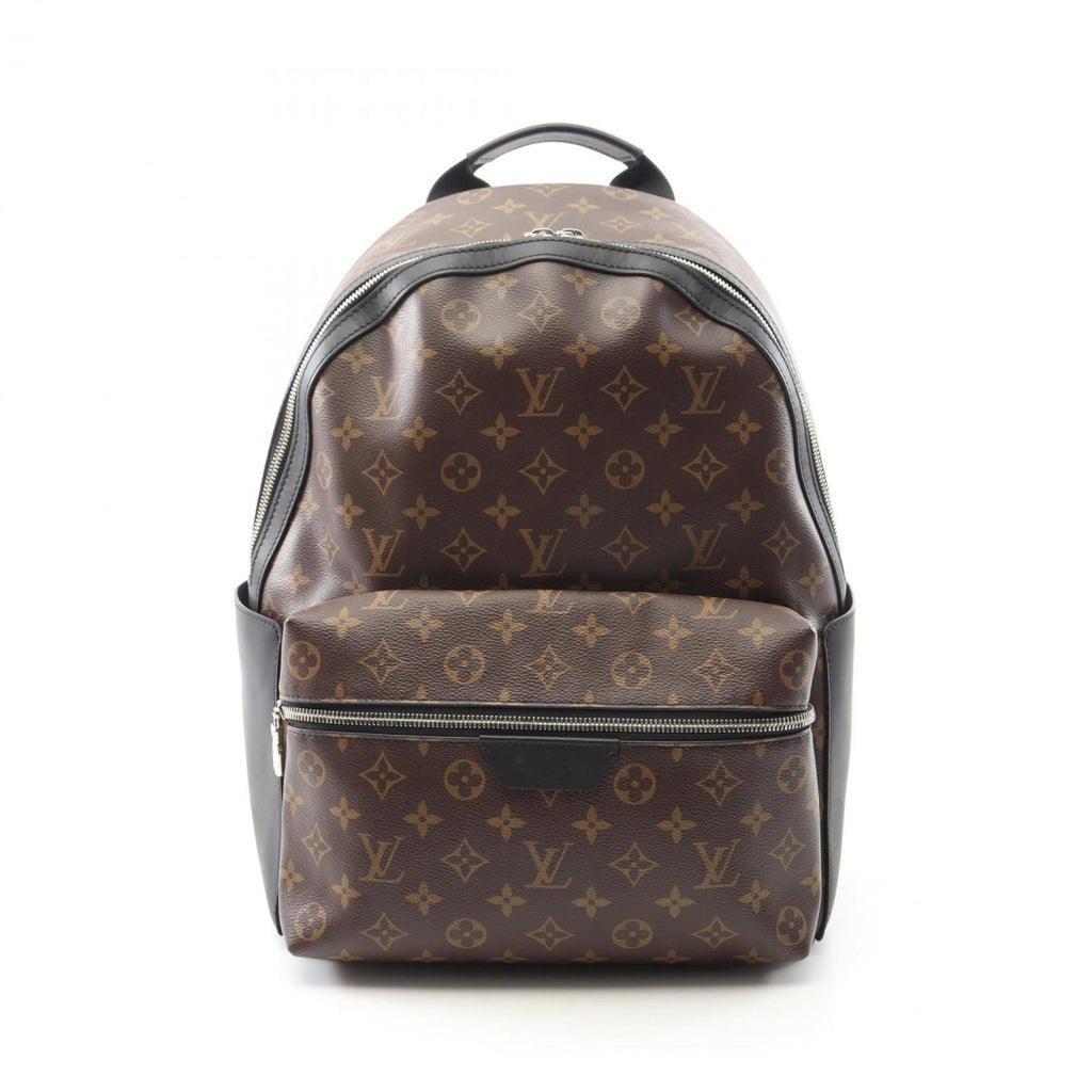 Louis Vuitton Monogram Macassar Black Brown Monogram Macassar Coated Canvas Backpack (Pre-Owned)