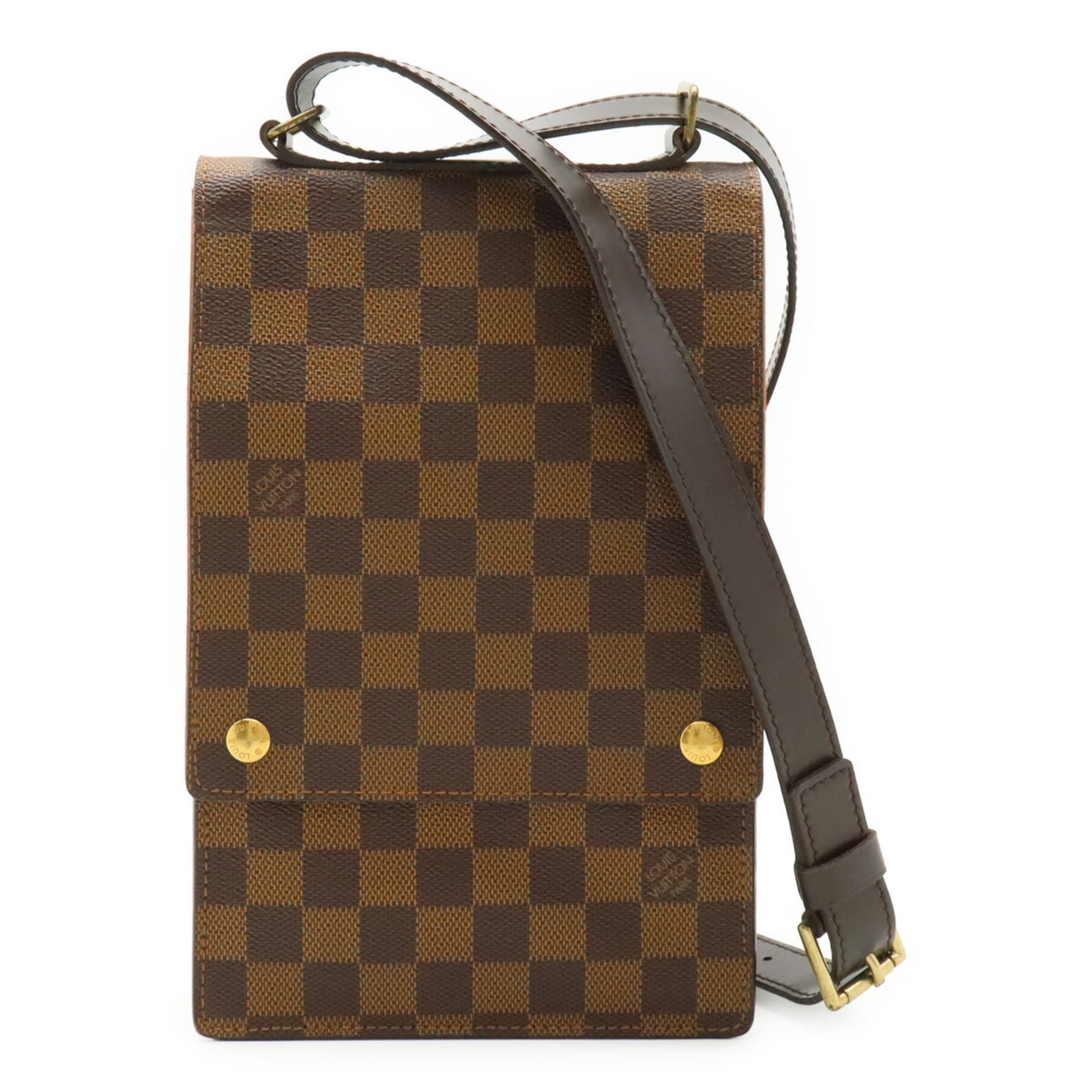 Louis Vuitton Brown Pvc Leather Shoulder Bag (Pre-Owned)