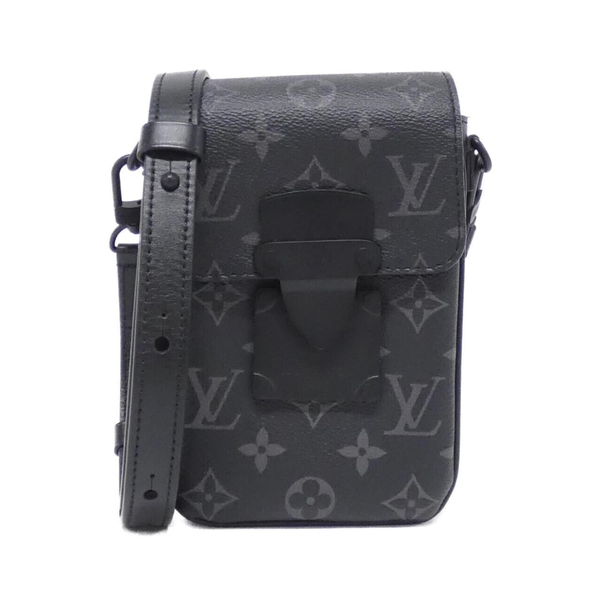 Louis Vuitton Monogram Eclipse Black Coated Canvas Shoulder Bag (Pre-Owned)