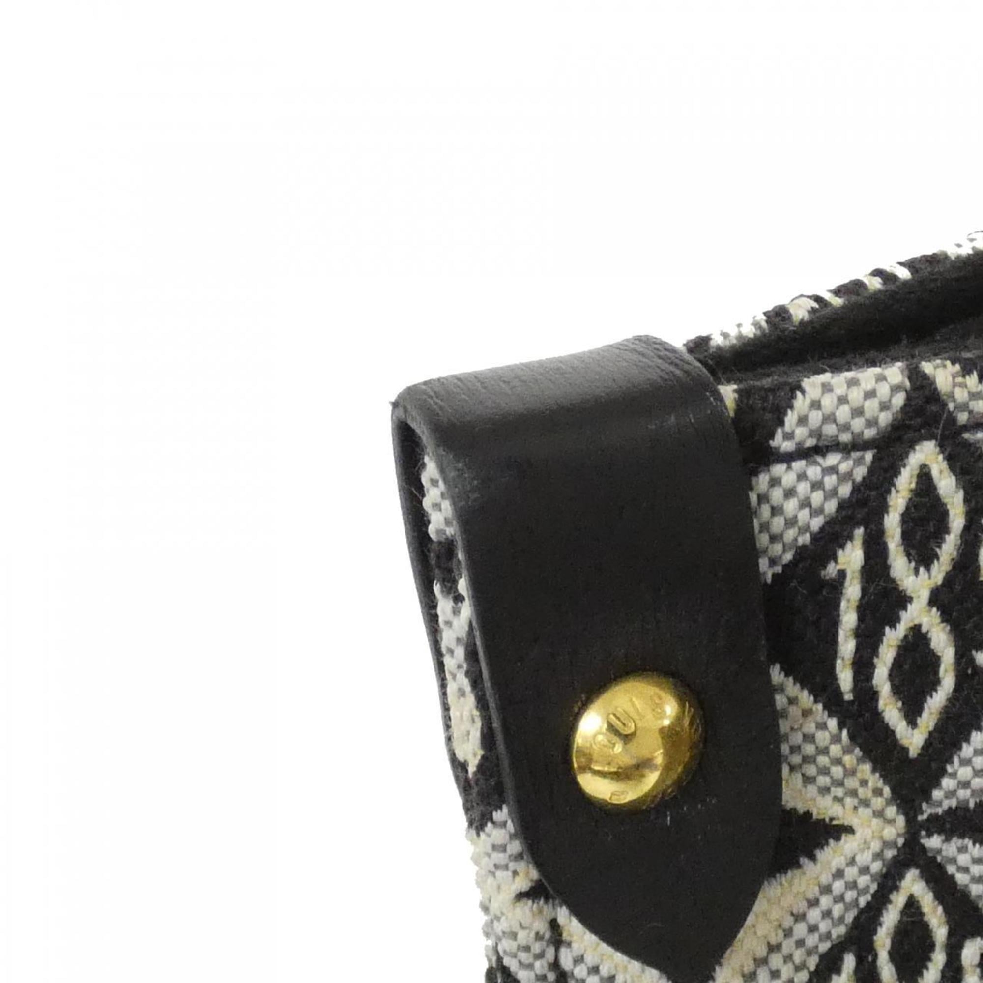 Louis Vuitton Gris Jacquard Handbag (Pre-Owned)