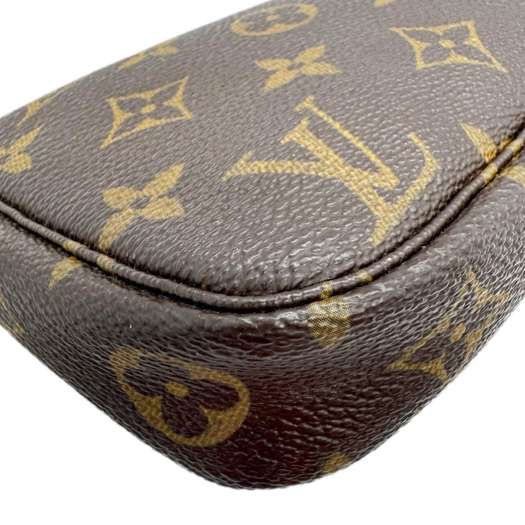 Louis Vuitton Brown Monogram Pochette Pouch (Pre-Owned)
