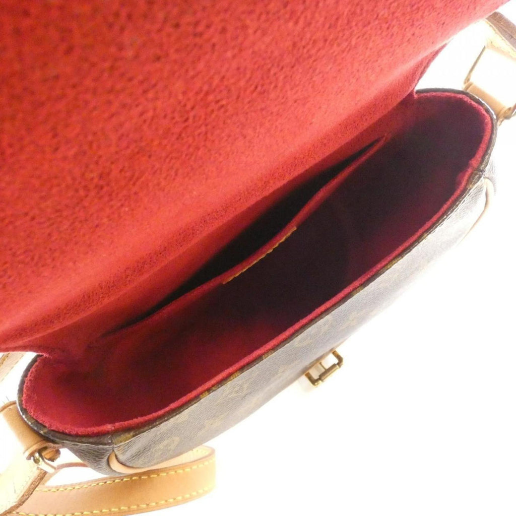 Louis Vuitton Monogram Marron Coated Canvas Shoulder Bag (Pre-Owned)