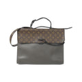 Louis Vuitton Khaki Marron Coated Canvas Leather Handbag (Pre-Owned)