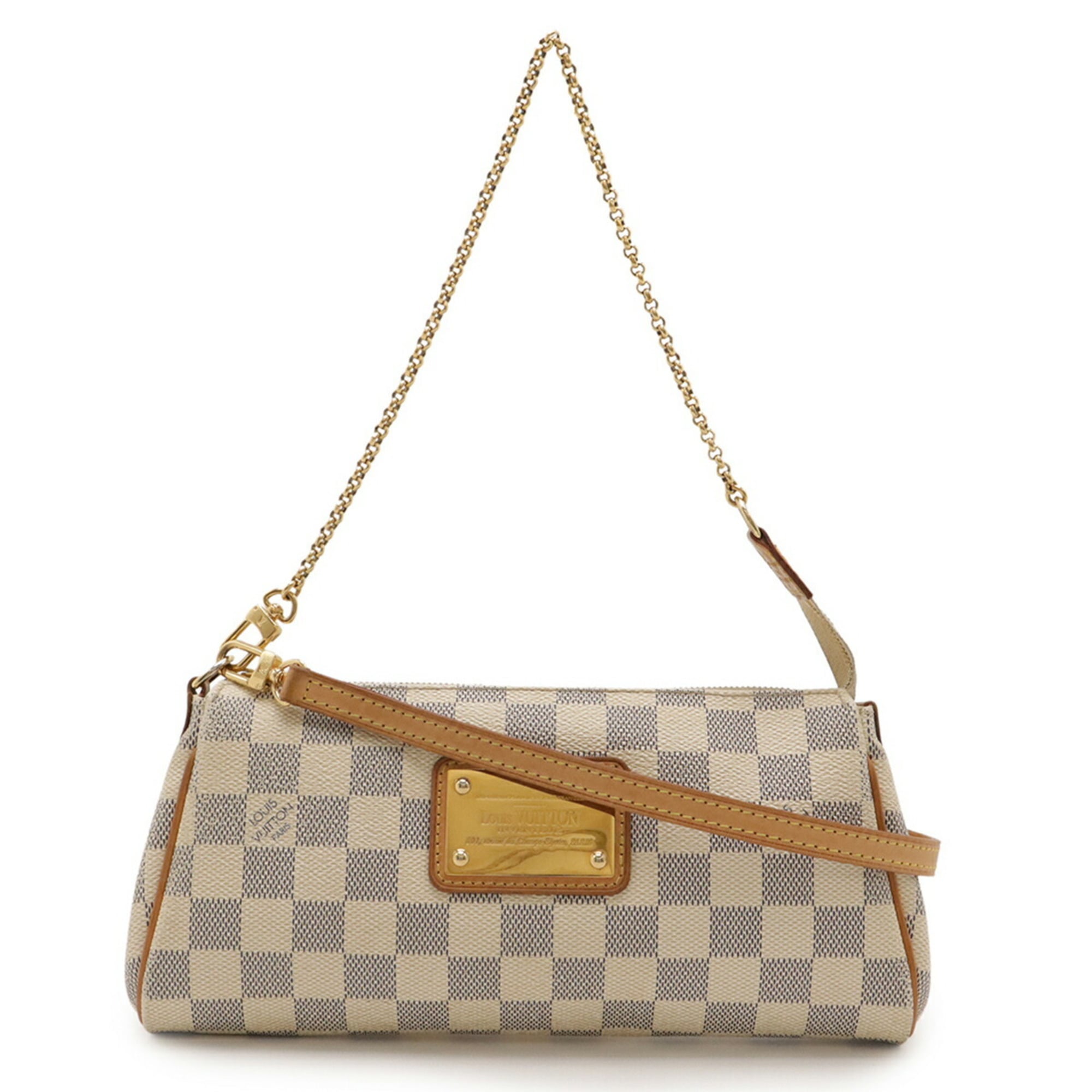 Louis Vuitton Damier Azur Ivory Damier Azur Shoulder Bag (Pre-Owned)