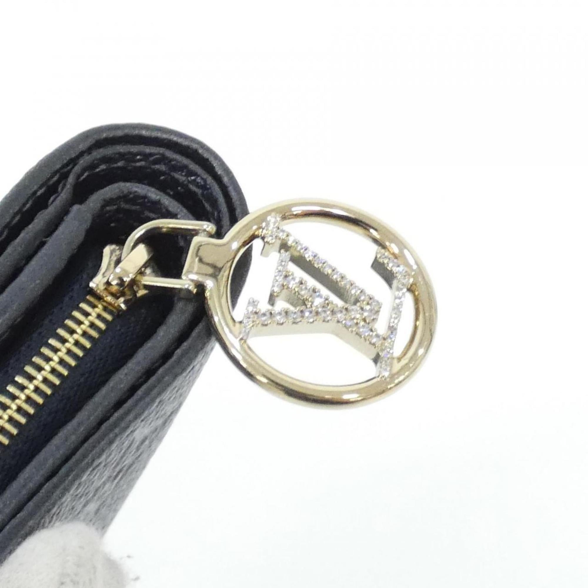Louis Vuitton Monogram Empreinte Navy Leather Wallet (Bi-Fold) (Pre-Owned)