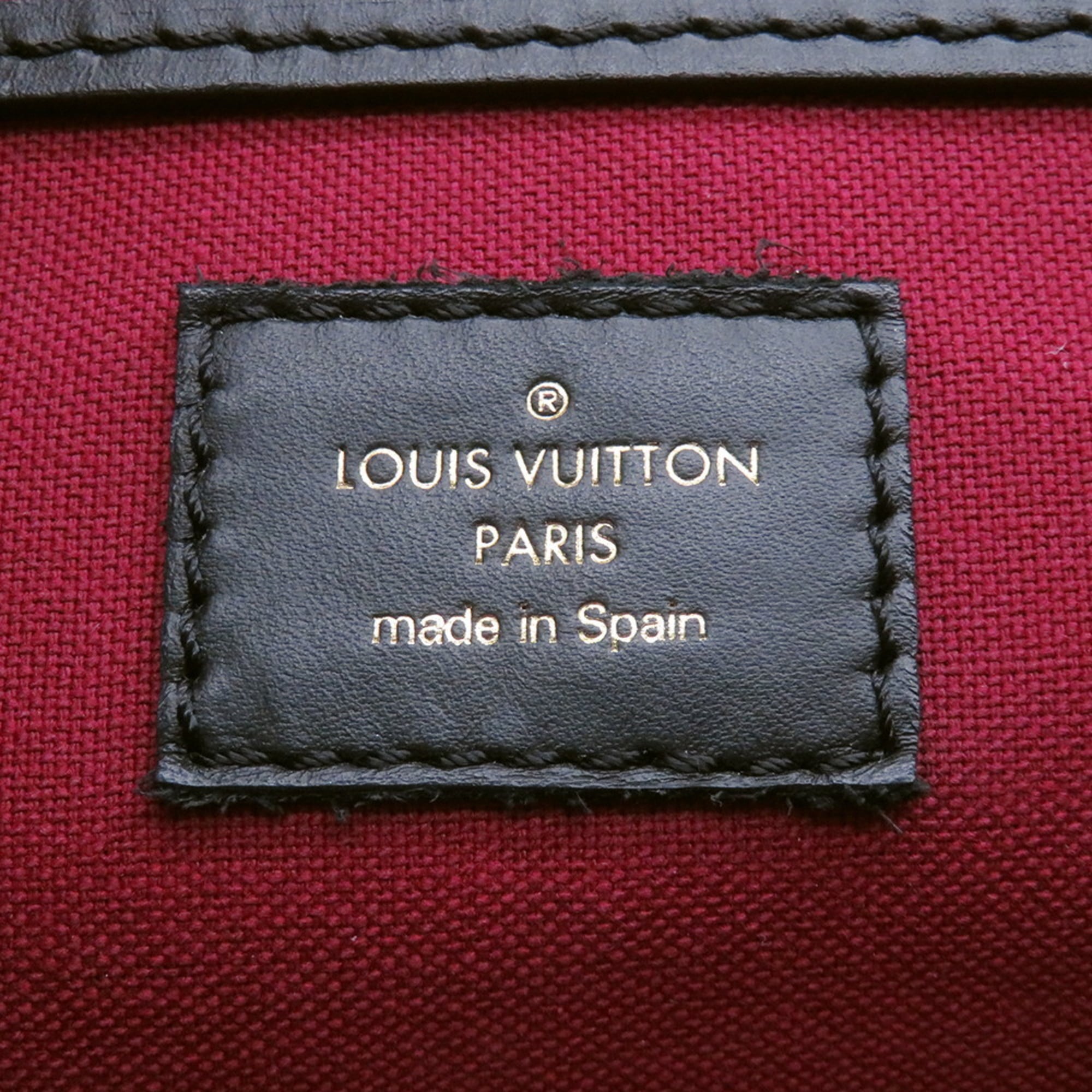Louis Vuitton Monogram Red Color Monogram Leather Backpack (Pre-Owned)