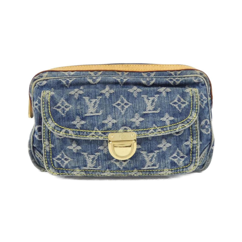 Louis Vuitton Monogram Denim Blue Monogram Denim Shoulder Bag (Pre-Owned)