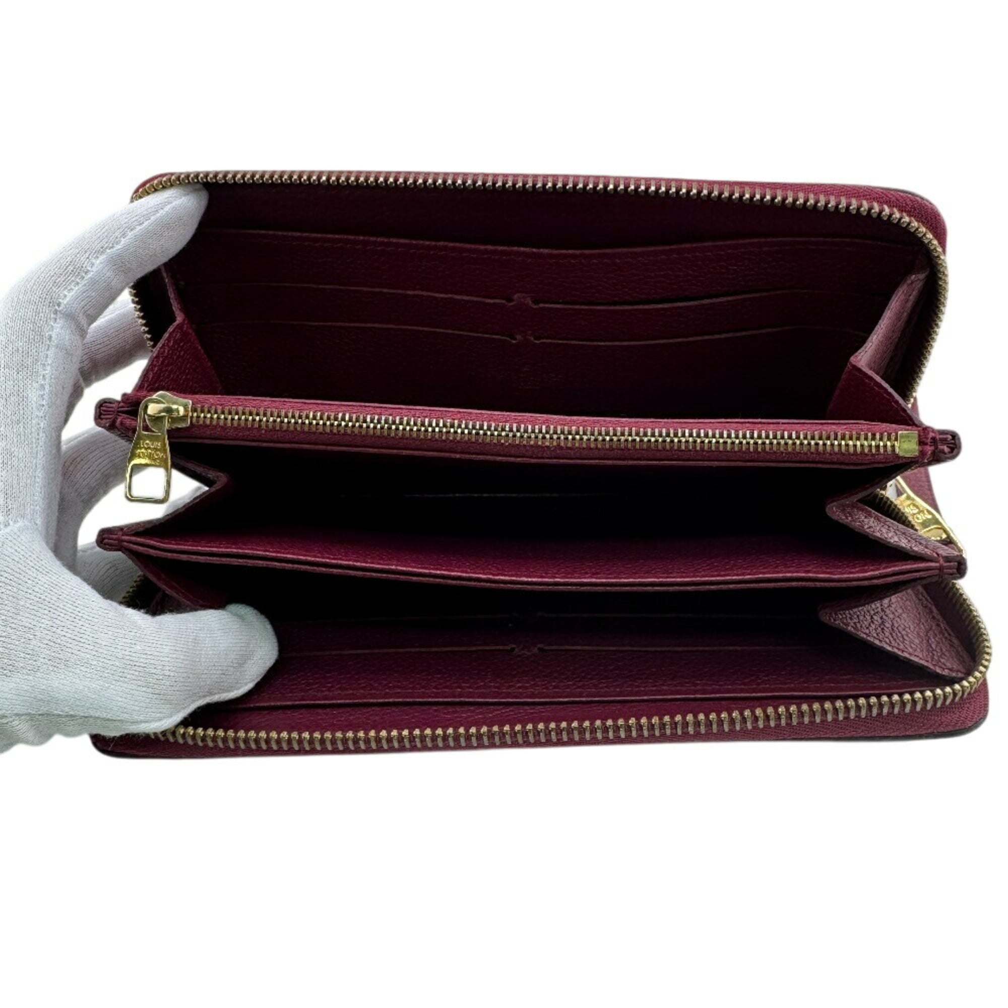 Louis Vuitton Aurore Leather Long Wallet (Bi-Fold) (Pre-Owned)