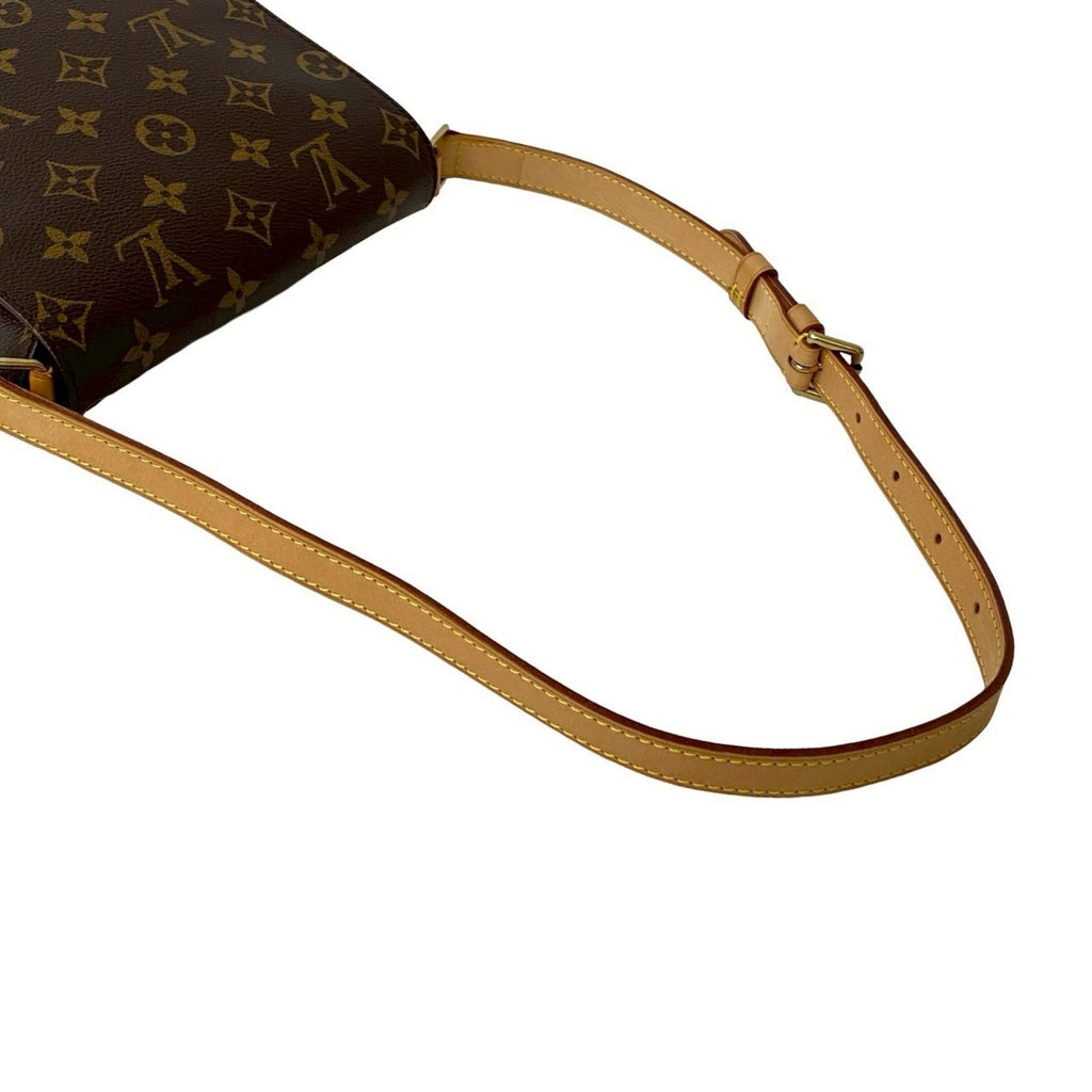 Louis Vuitton Brown Leather Pvc Shoulder Bag (Pre-Owned)