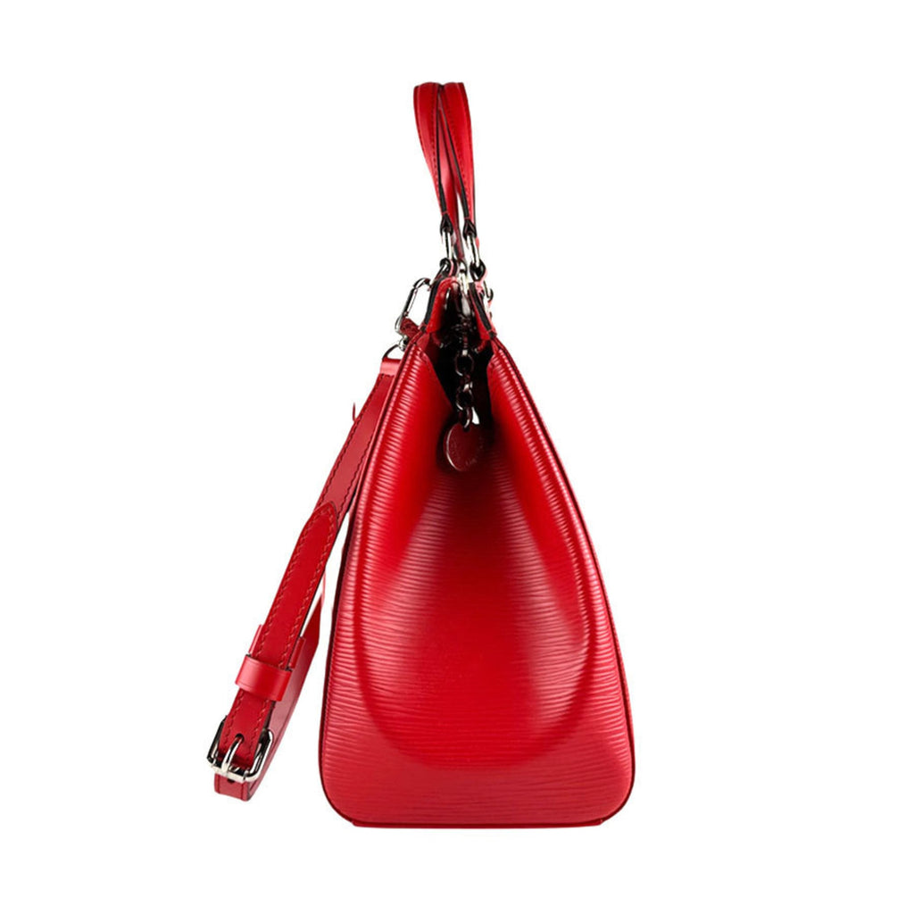 Louis Vuitton Red Color Epi Leather Handbag Shoulder Bag (Pre-Owned)