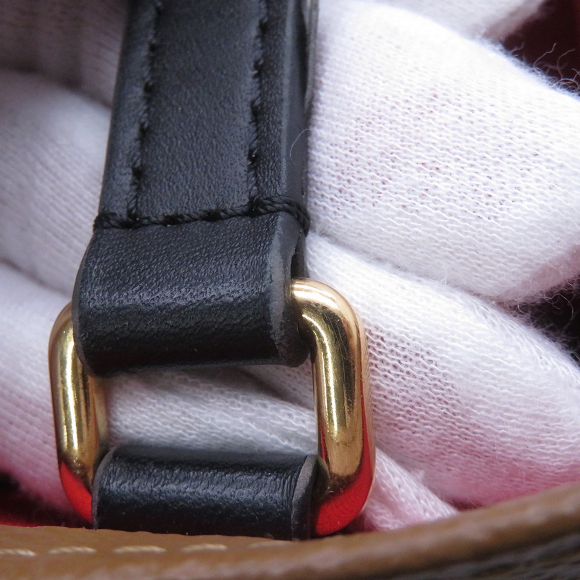 Louis Vuitton Monogram Reverse Red Color Monogram Reverse Monogram Handbag Tote Bag (Pre-Owned)