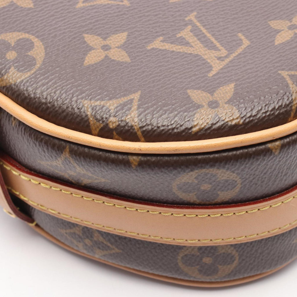 Louis Vuitton Brown Coated Canvas Leather Shoulder Bag (Pre-Owned)