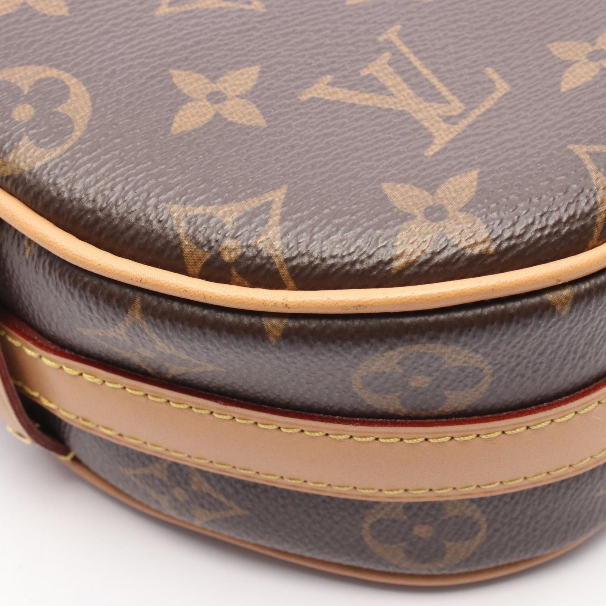 Louis Vuitton Brown Coated Canvas Leather Shoulder Bag (Pre-Owned)