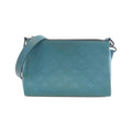 Louis Vuitton Turquoise Leather Shoulder Bag (Pre-Owned)