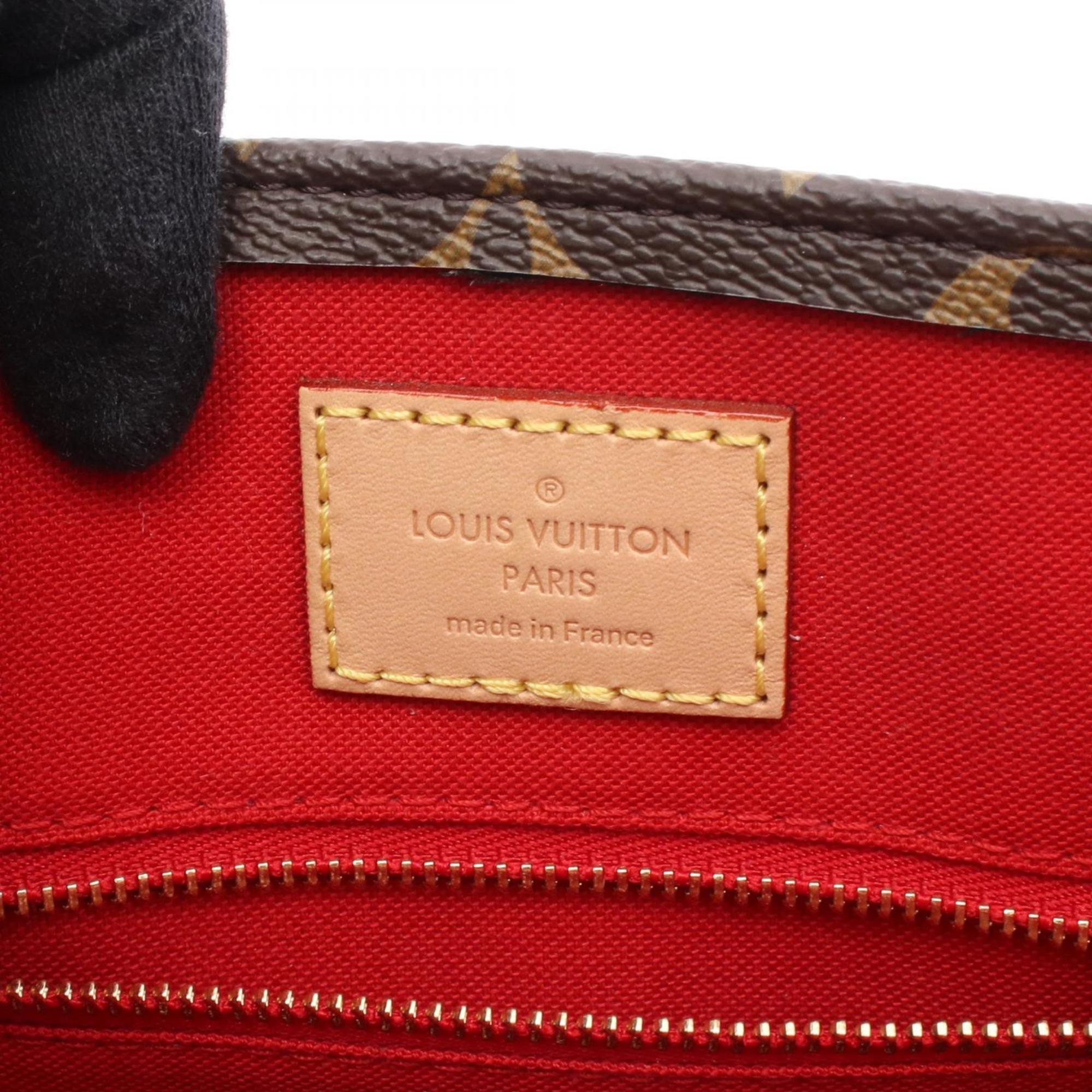 Louis Vuitton Brown Coated Canvas Leather Handbag (Pre-Owned)