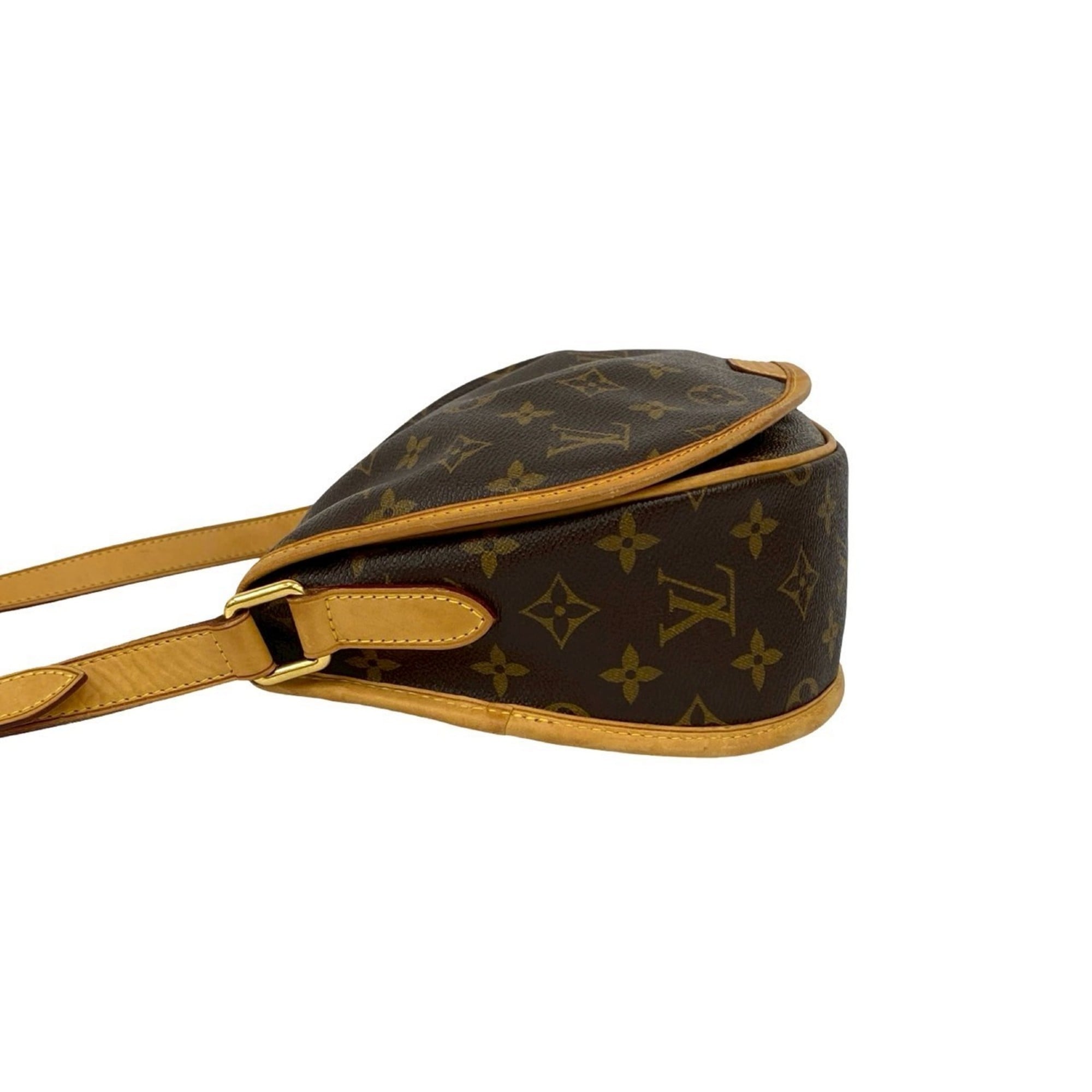 Louis Vuitton Brown Leather Pvc Pochette Shoulder Bag (Pre-Owned)