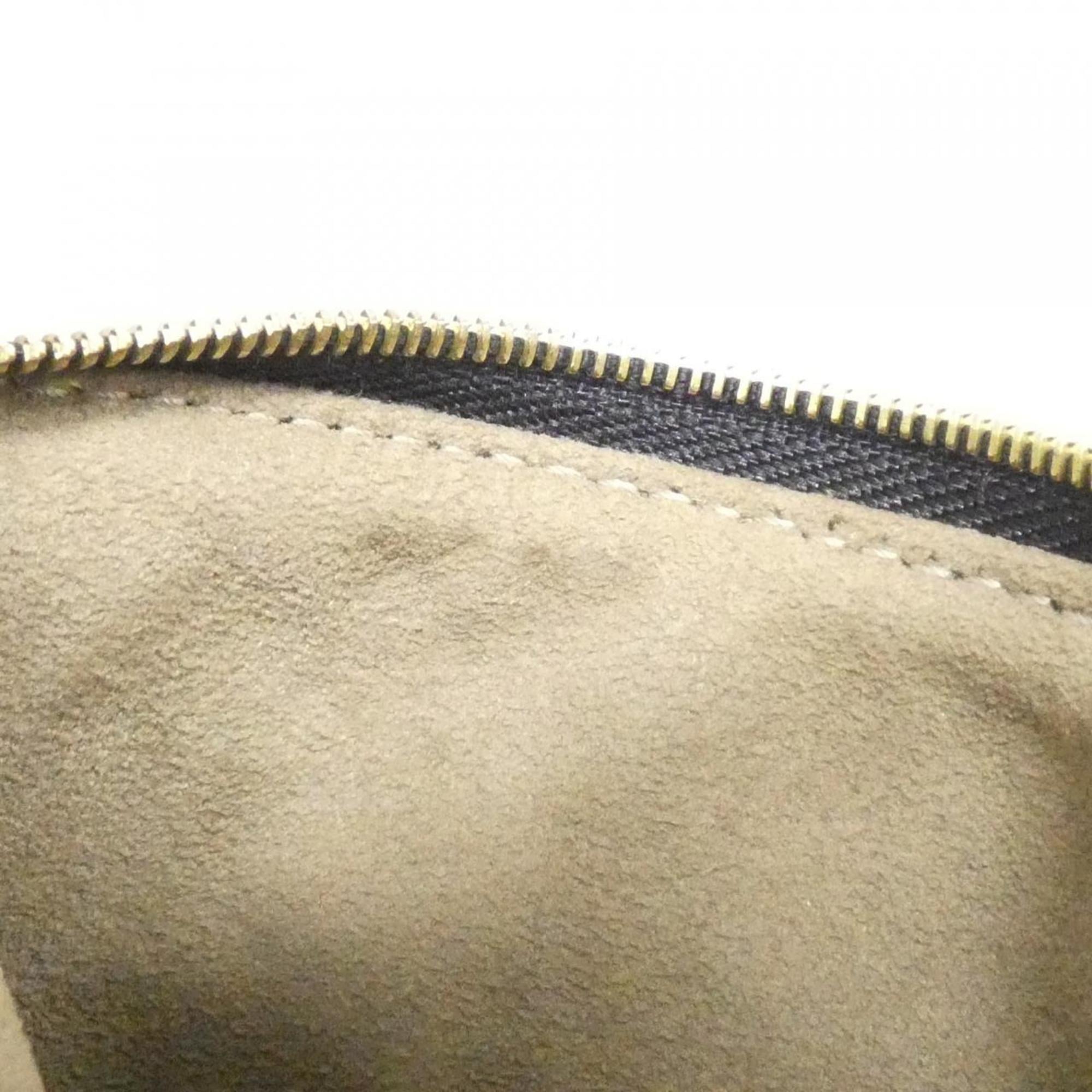 Louis Vuitton Black Coated Canvas Pochette Pouch (Pre-Owned)