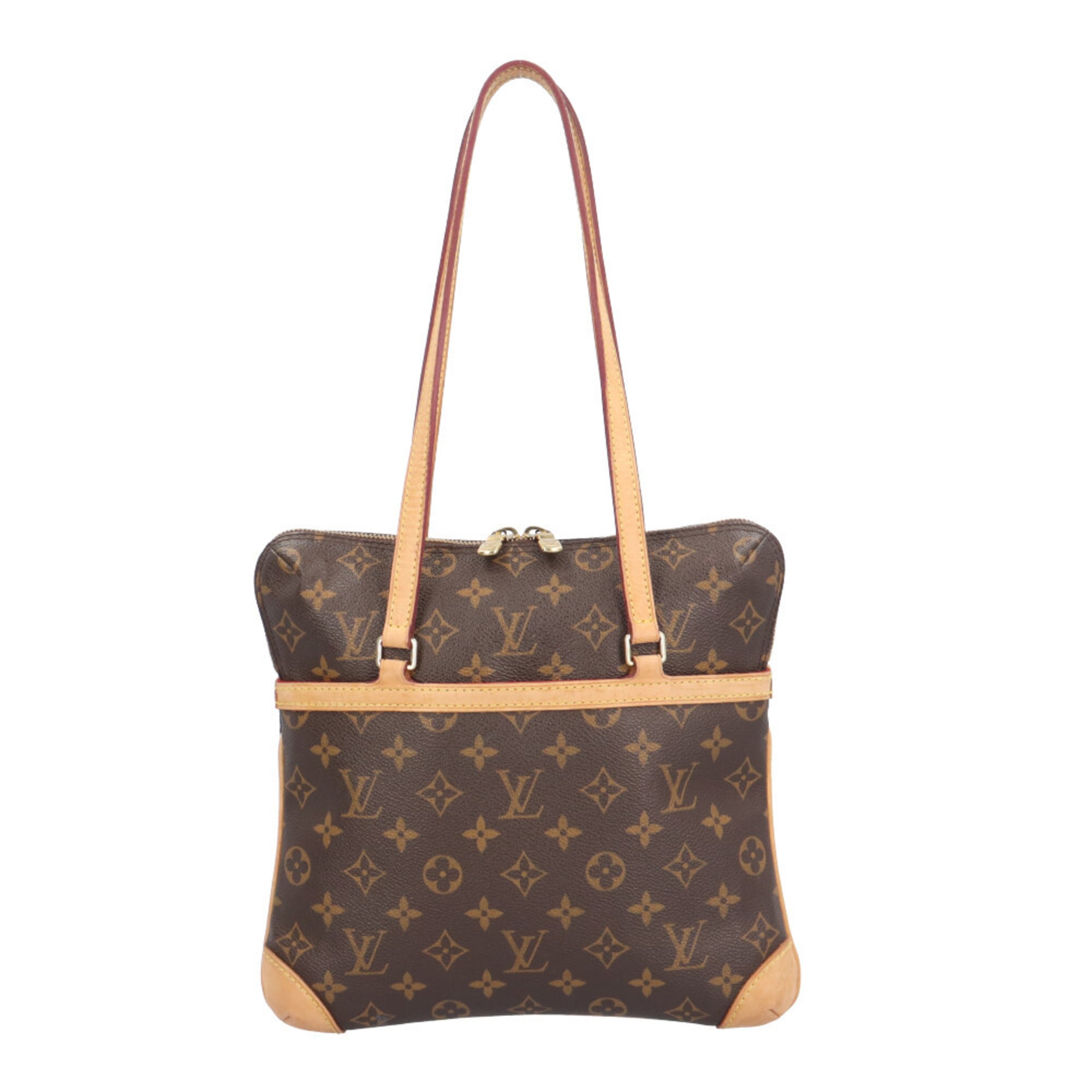 Louis Vuitton Brown Monogram Canvas Shoulder Bag (Pre-Owned)
