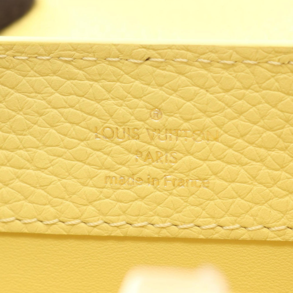Louis Vuitton Yellow Leather Handbag (Pre-Owned)